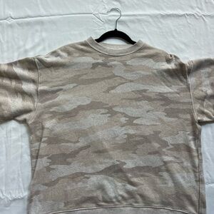 American Eagle Outfitters Camo Oversized Sweatshirt